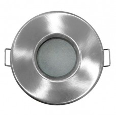 Σποτ Μπάνιου Στρογγυλό Χωνευτό Σταθερό Αλουμινίου Σατινέ Στεγανό IP65 21-79466